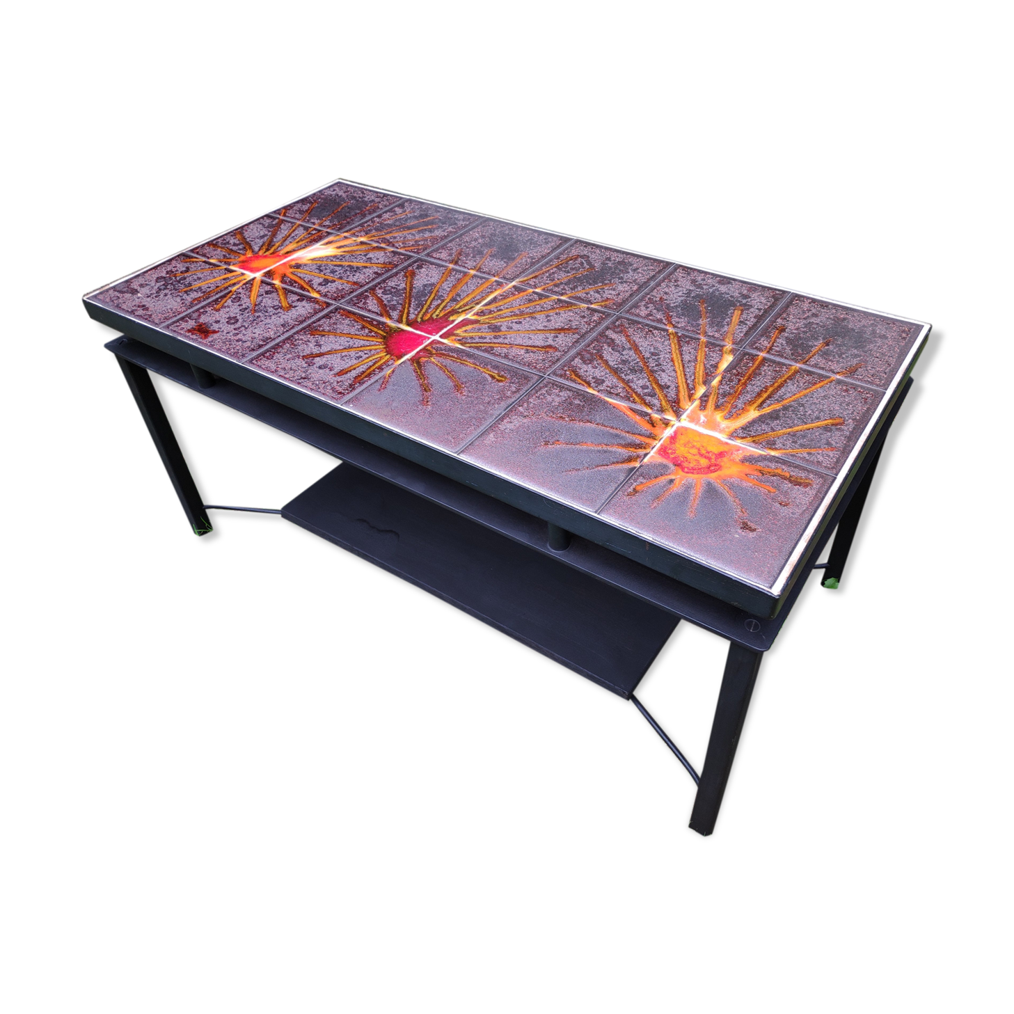 Vintage coffee table La Roue Vallauris