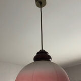 Vintage glass pendant light