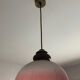 Vintage glass pendant light