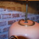 Longwy enamel lamp
