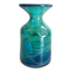 Soliflore en verre soufflé multicouche signé 1970