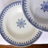 4 assiettes creuses de St Amand modèle Primax