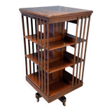 Antique revolving bookcase