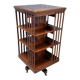 Antique revolving bookcase