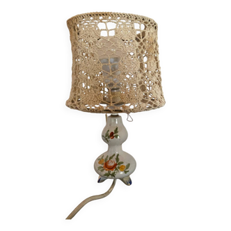 Moustier porcelain lamp
