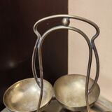 Vintage brass boho style aperitif server