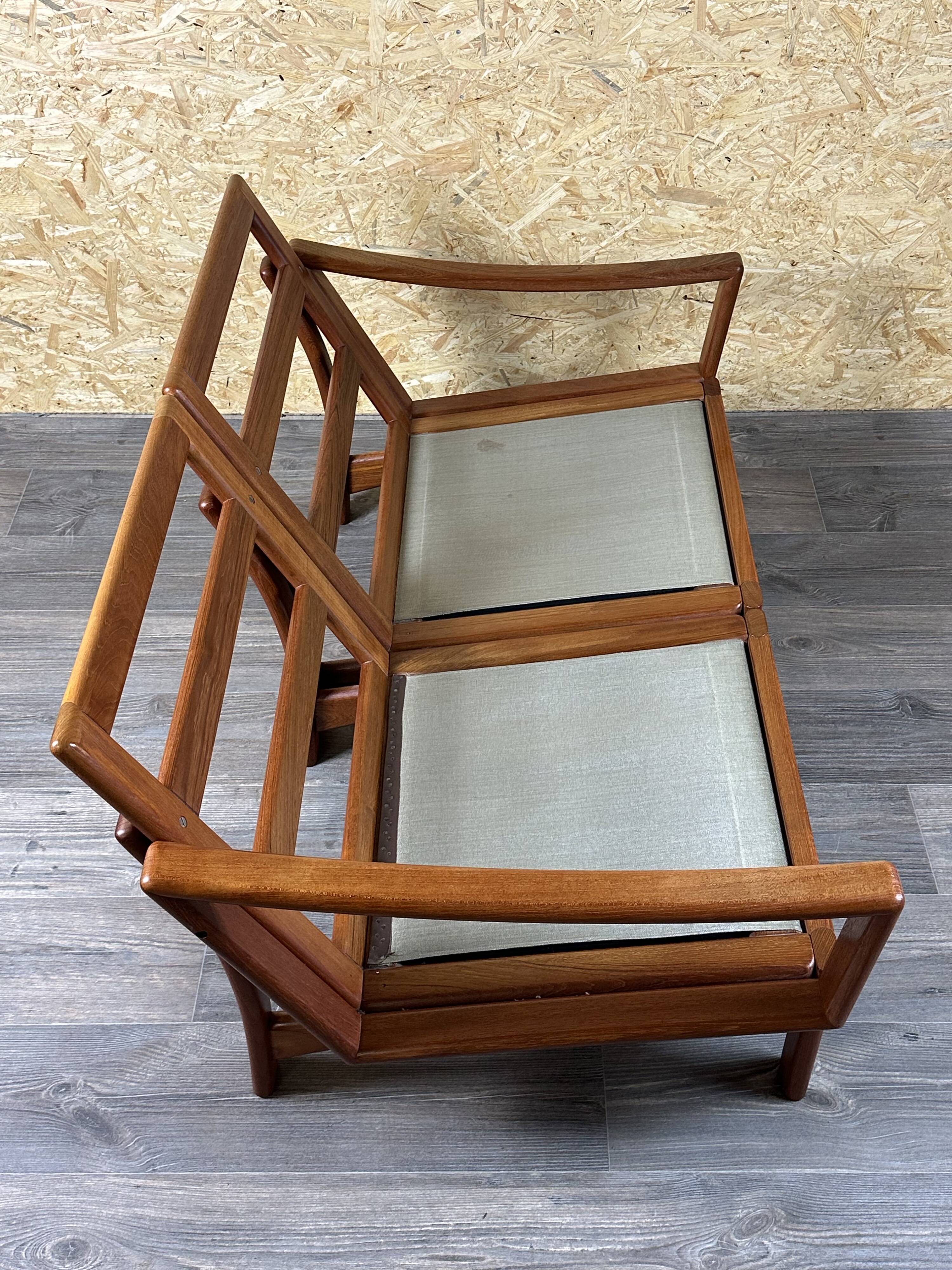 1960s/70s Teak 2-seater sofa by Glostrup Møbelfabrik Denmark Design