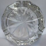 Heavy crystal ashtray Muller France 1930s