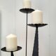 Large Vintage Brutalist Chandelier • Wrought Iron • XXL • 1950