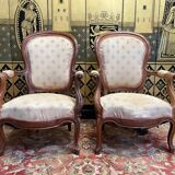 Paire de fauteuils Louis Philippe