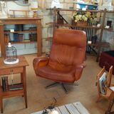 Lounge chair edited by Ring mobelfabrikk Scandinavian leather