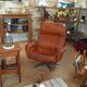 Lounge chair edited by Ring mobelfabrikk Scandinavian leather
