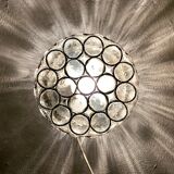 Iron ring design wall lamp from Limburg