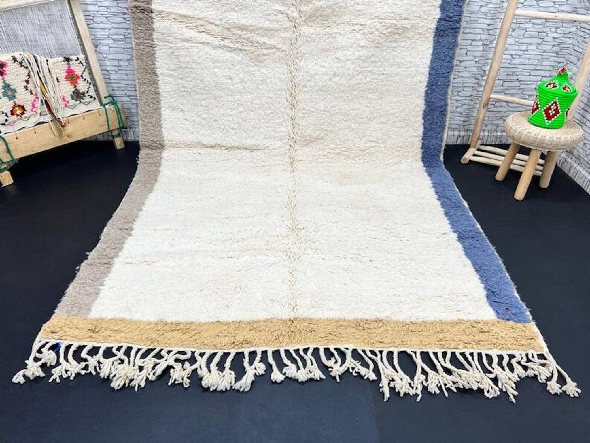 Tapis en laine marocain 3/2 mètre