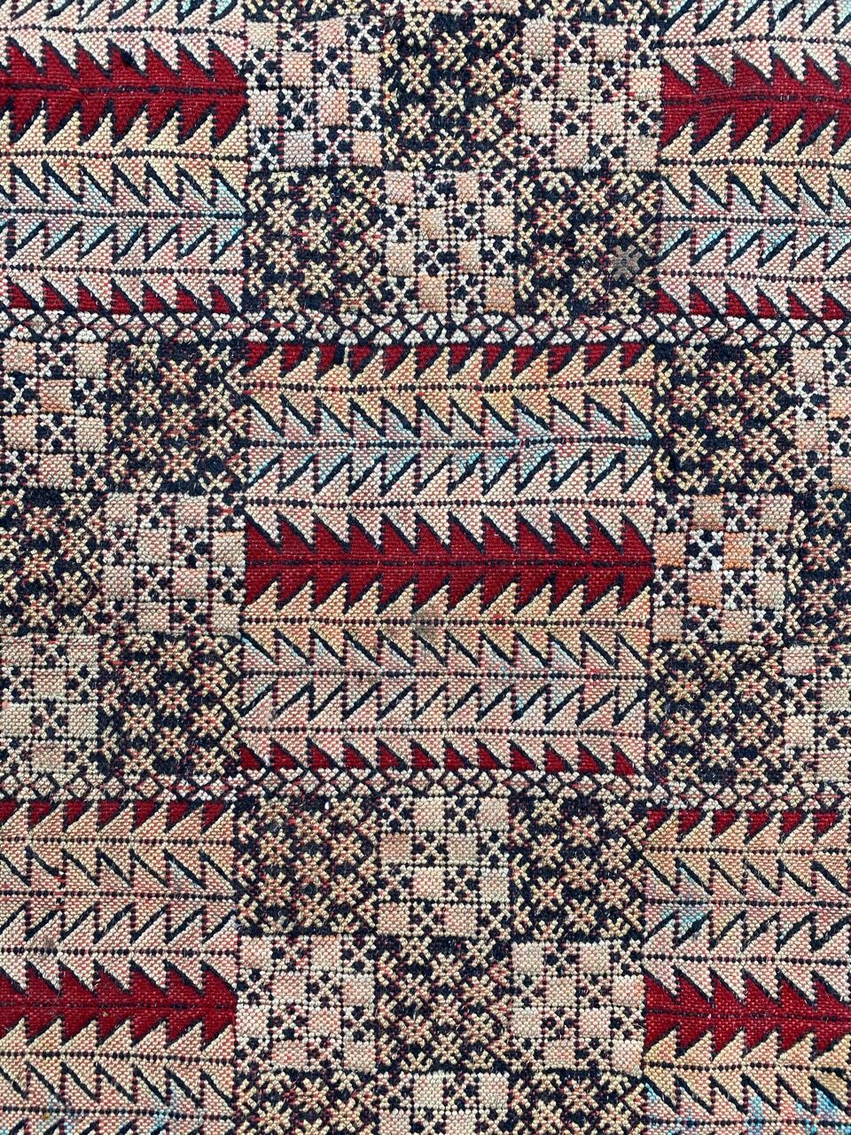 Vintage Moroccan Kilim carpet corridor 79x295 cm