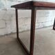 bureau anglais bois cuir et acier recyclé