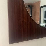 Scandinavian teak mirror from the 60s
