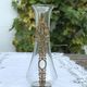 Antique Napoléon III vase in glass and gilded brass