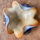 Vintage Blue Glass Bowl
