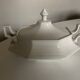 Neo Classic Greek Revival Octagonal Beaded English Earthenware Centerpiece