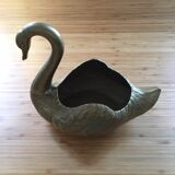Brass empty pocket swan
