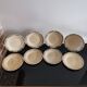 Ensemble de 8 assiettes à dessert Moulin des Loups