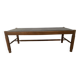 20th century oak coffee table with slate top