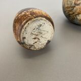 Set of 3 Studio Pottery Sculptural Objects Gerhard Liebenthron, Germany, 1970s