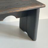 Vintage patinated grey stool