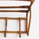 1960s Czechoslovak Rattan Wall Coat & Hat Rack, ÚLUV
