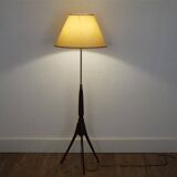 Lampadaire vintage danois en teck 1960