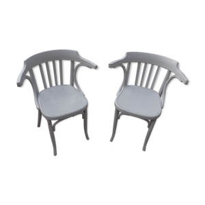 Duo de chaises à accoudoirs - fischel
