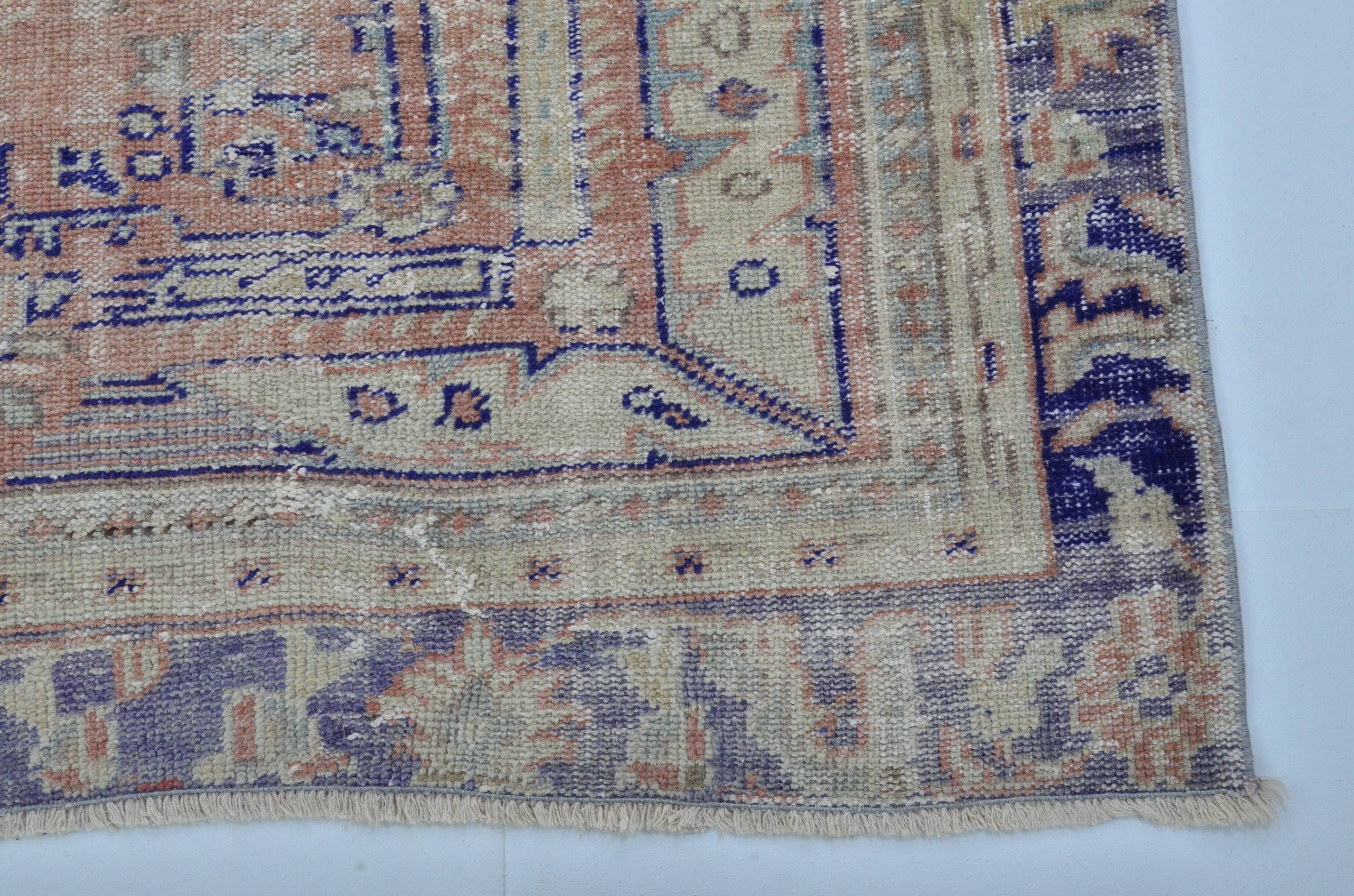 Oushak Turkish Vintage Rug sku 3305