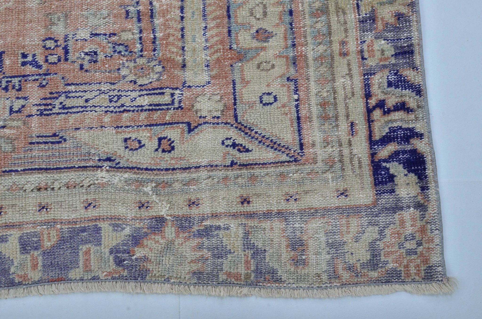 Oushak Turkish Vintage Rug sku 3305