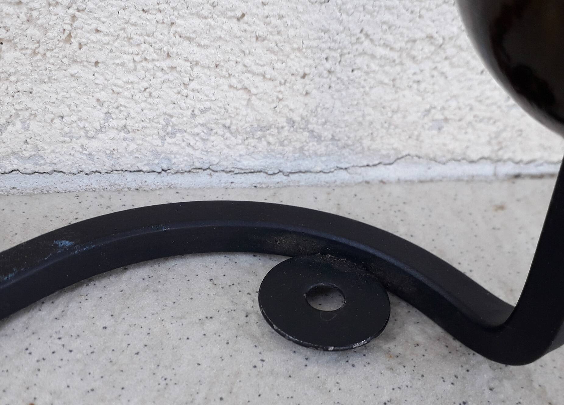 Coat rack with two hooks