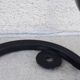 Coat rack with two hooks