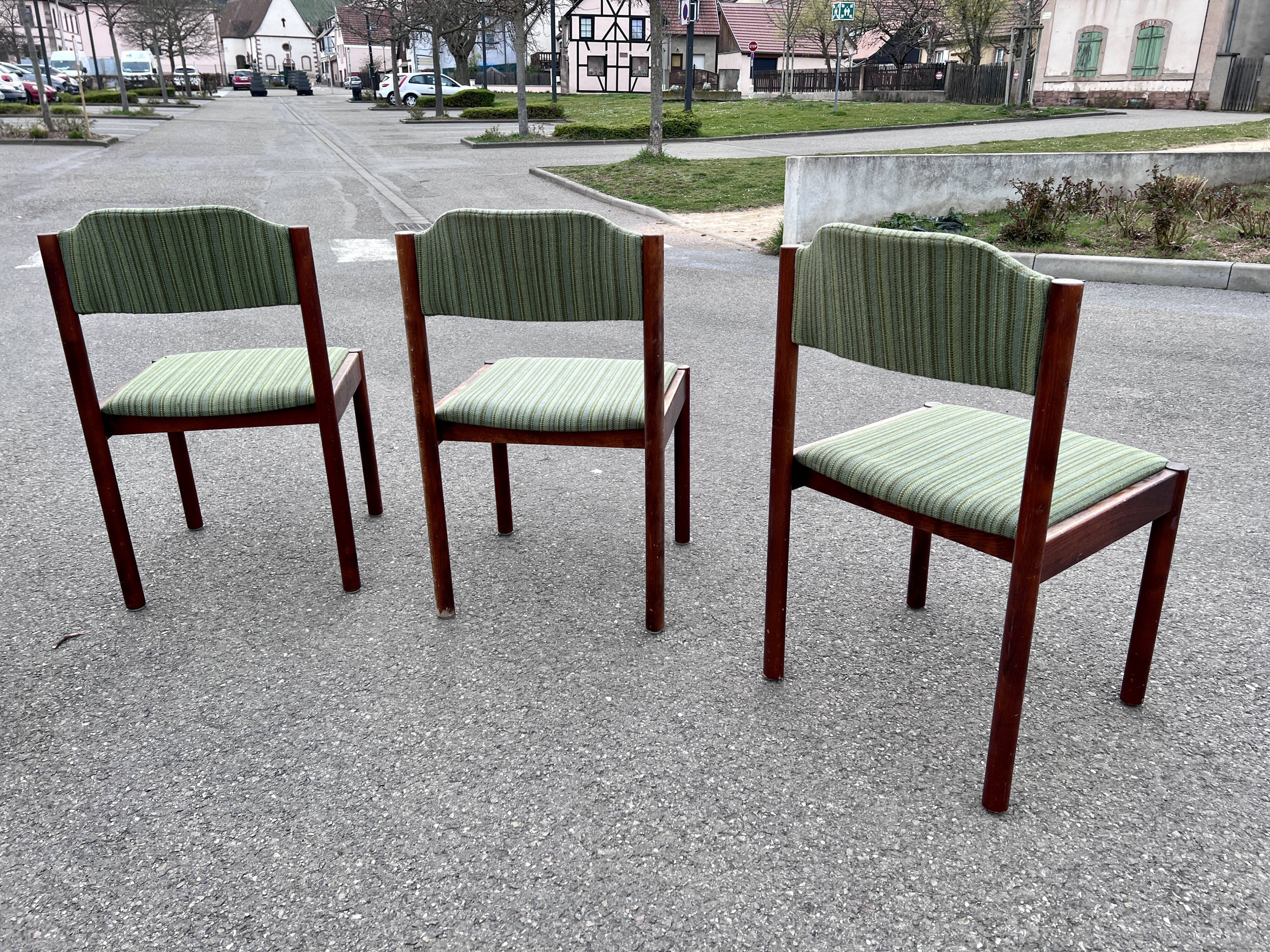 Scandinavian chair series armchair ottoman chair in rosewood