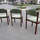 Série de chaises scandinave fauteuil chaise ottoman en palissandre