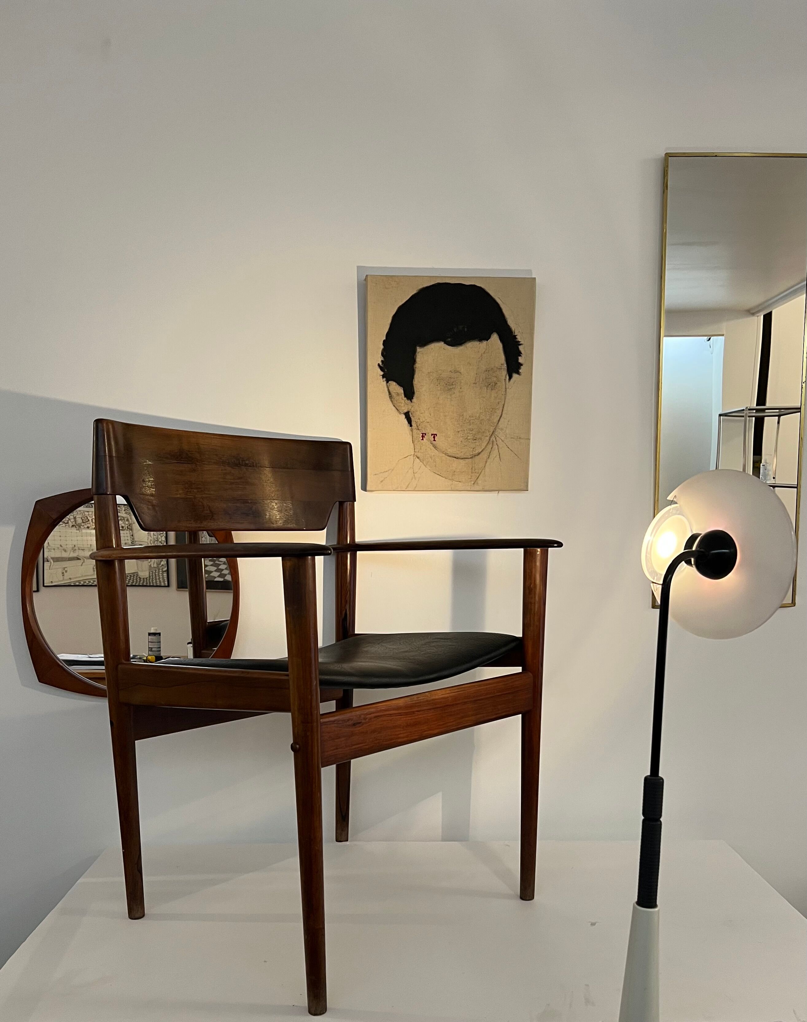 Danish armchair in rosewood Grete Jalk