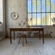 Cherry farmhouse table with spindle legs, 1950s