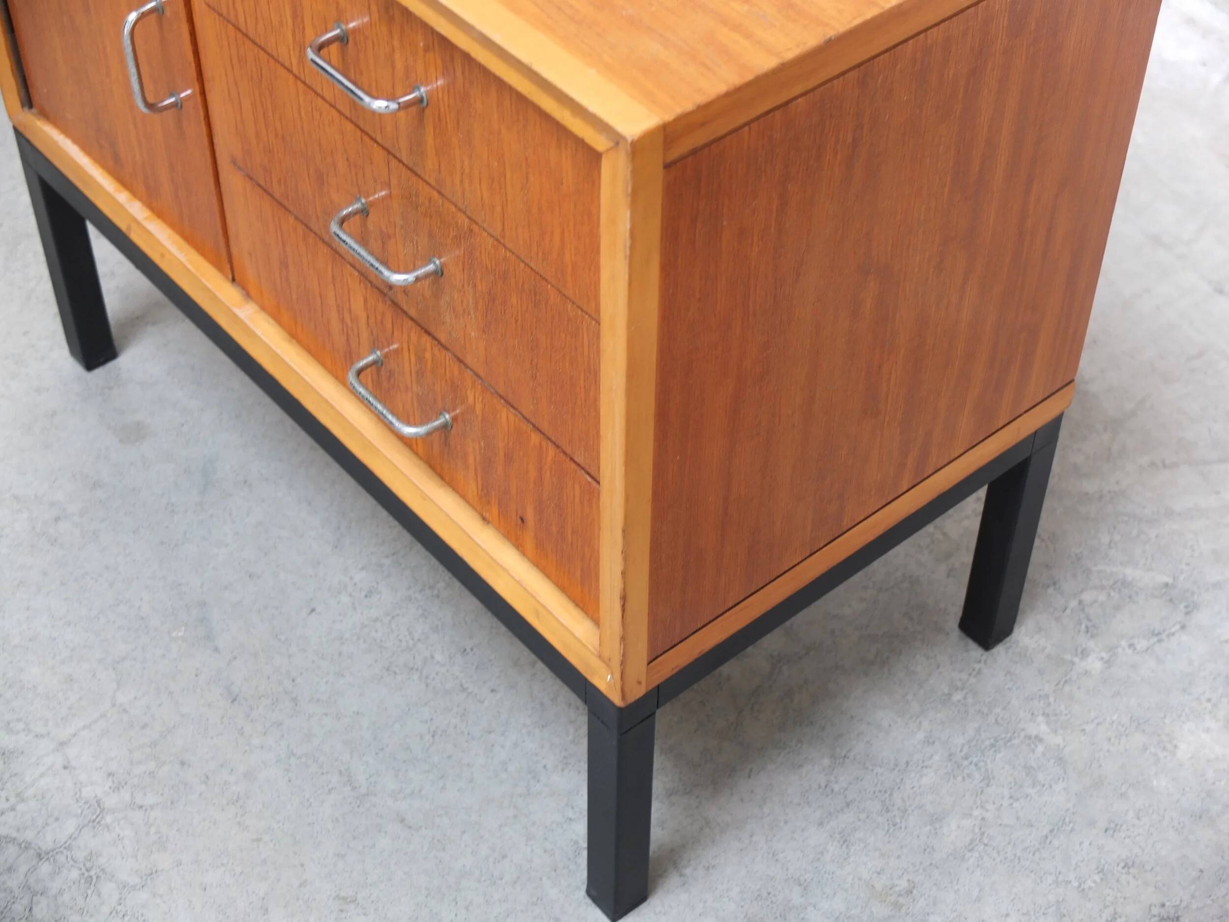 Pair of mid-century side tables in the style of Jos De Mey, 1950s