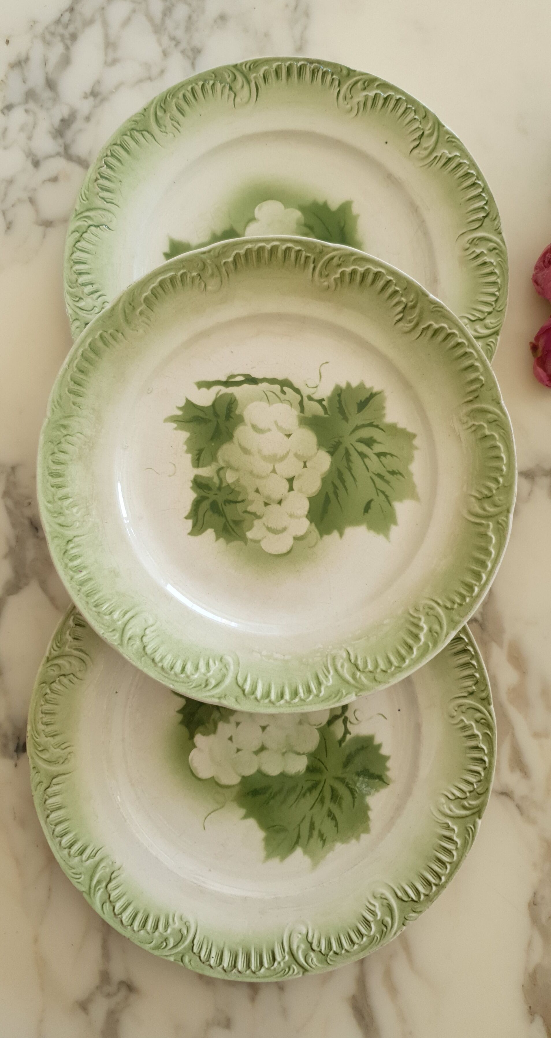 Digoin Sarreguemines plates