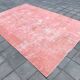 Dusty Pink Decorative Vintage Rug For Living Room, 210x325 Cm