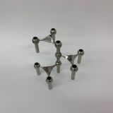 Set of 3 Candlestick by Fritz Nagel & Ceasar Stoffi and manufactured by BMF 1960’s