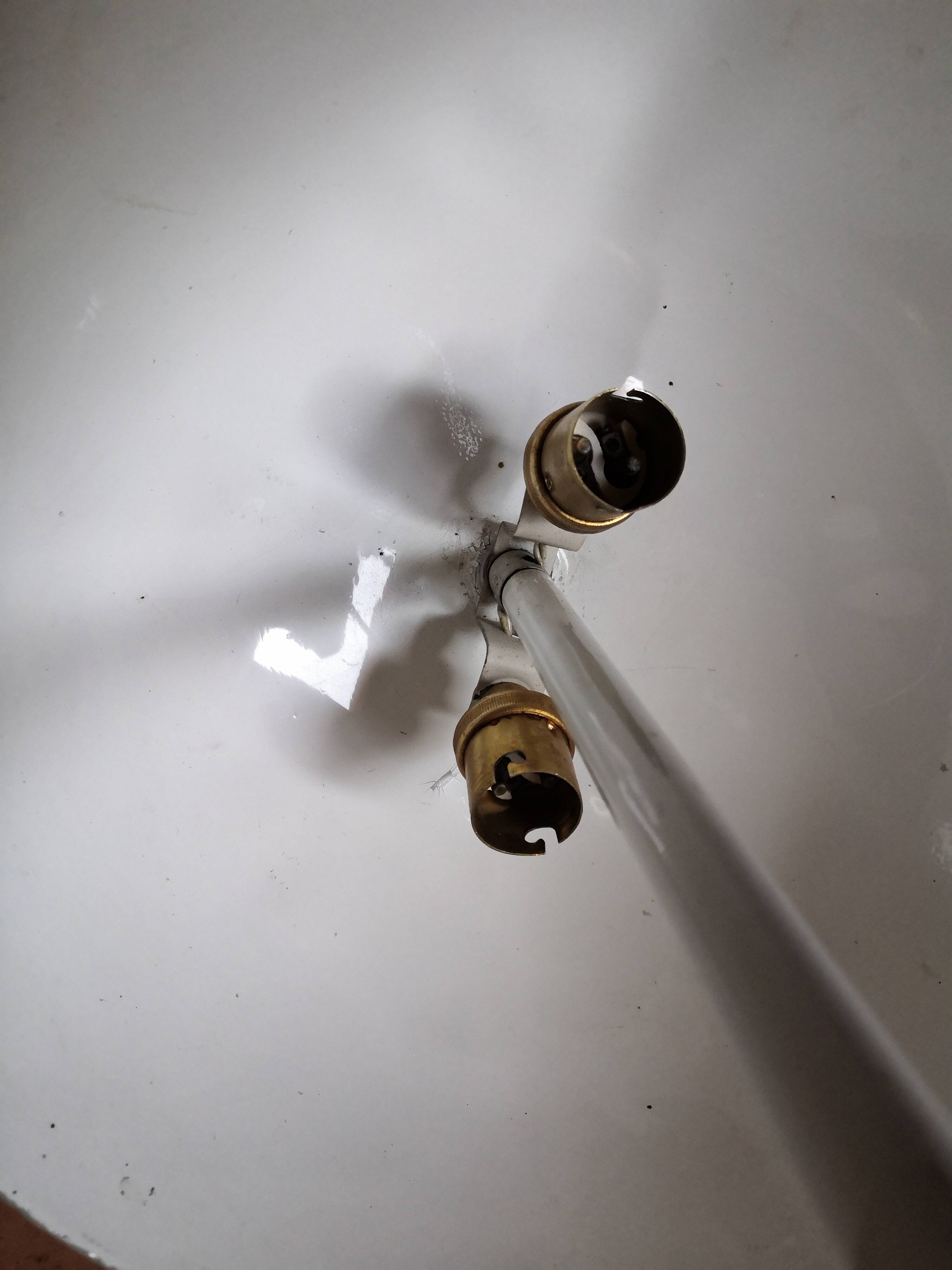 Vintage mushroom dome metal table lamp