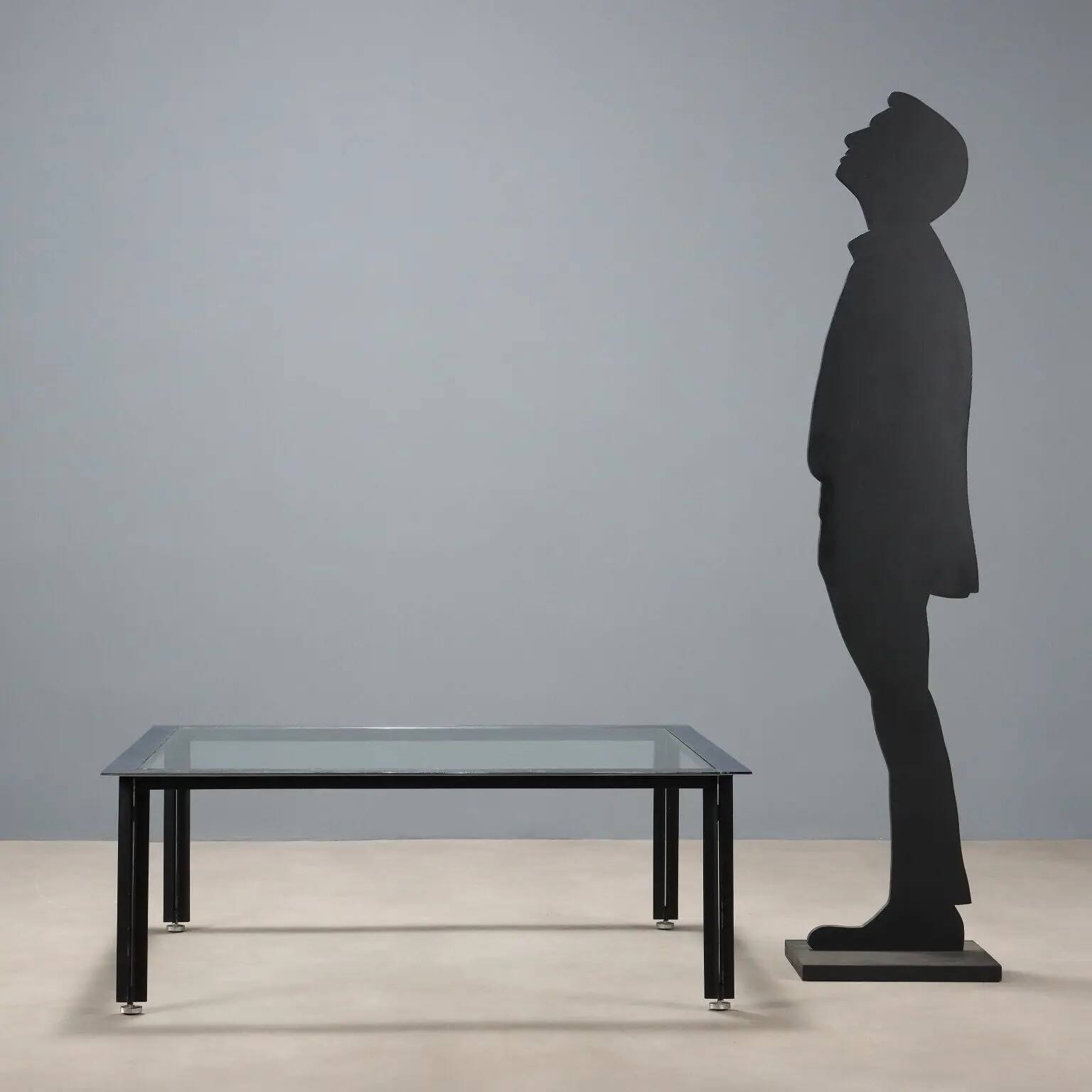 Table basse vintage Azucena Fasce Cromate design Italie 1960s-70s