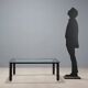 Table basse vintage Azucena Fasce Cromate design Italie 1960s-70s