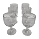 4 glasses wine or water in Baccarat crystal 1920 / 1930