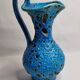 Mud amphora fat lava sea foam, Vallauris, vintage, 35 cm