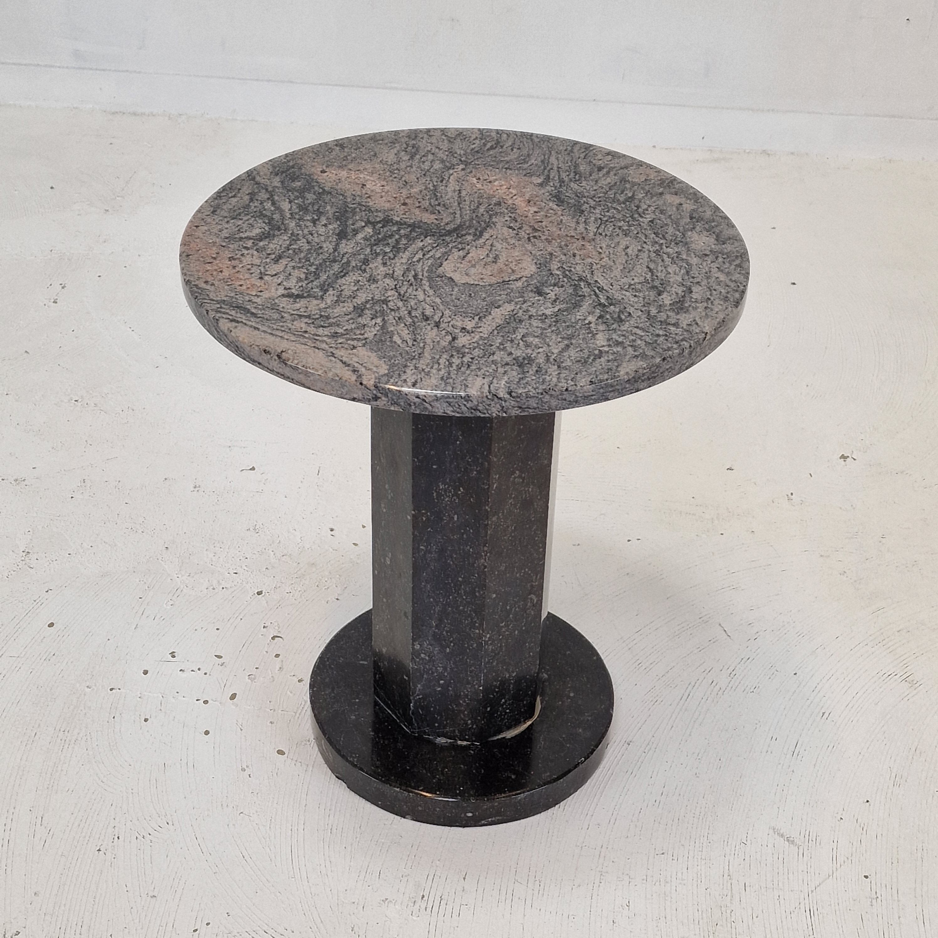 Italian Coffee or Side Table in Granite, 1980s